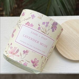 Lavender Musk Candle by Sand + Fog